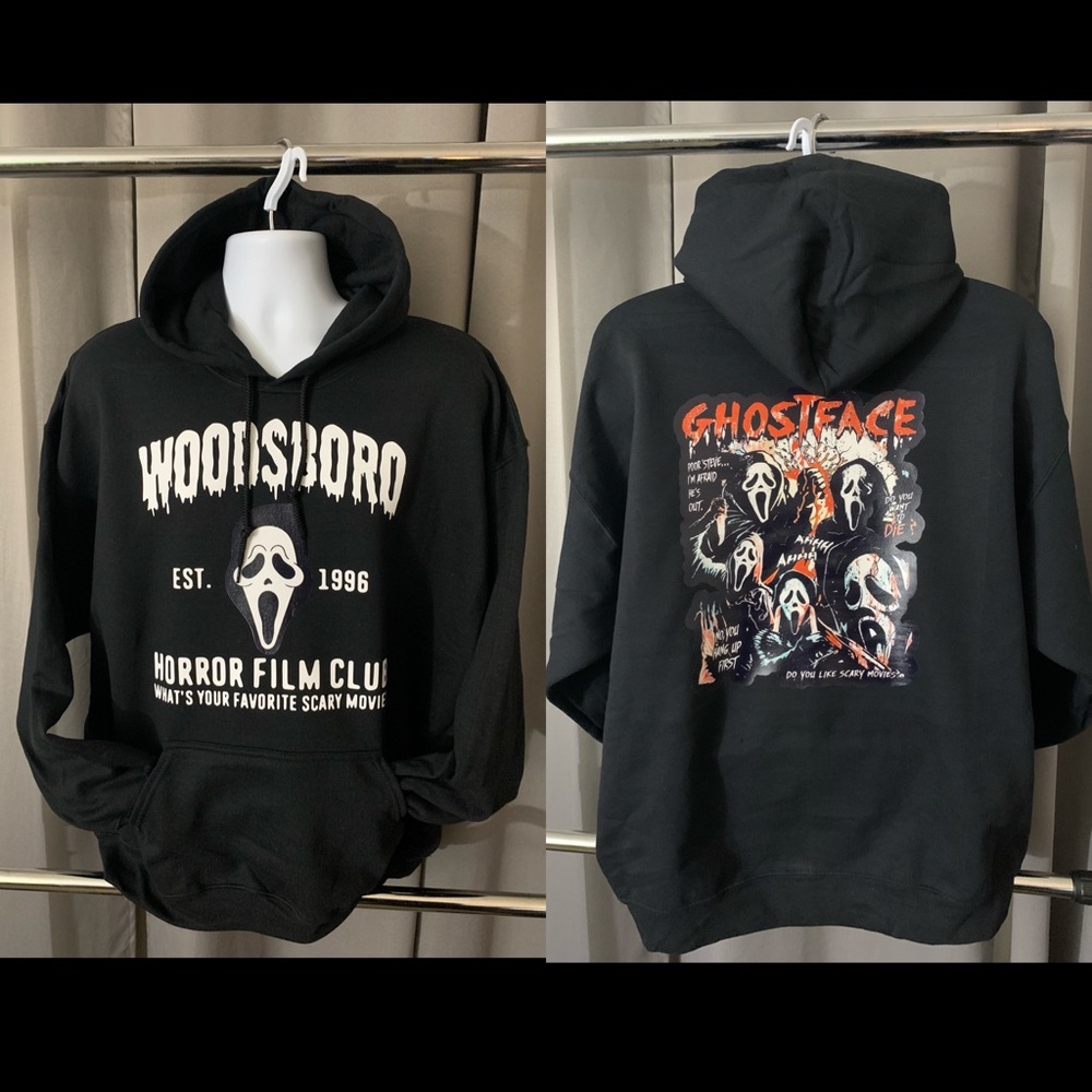 Ghost face scream horror unisex hoodie